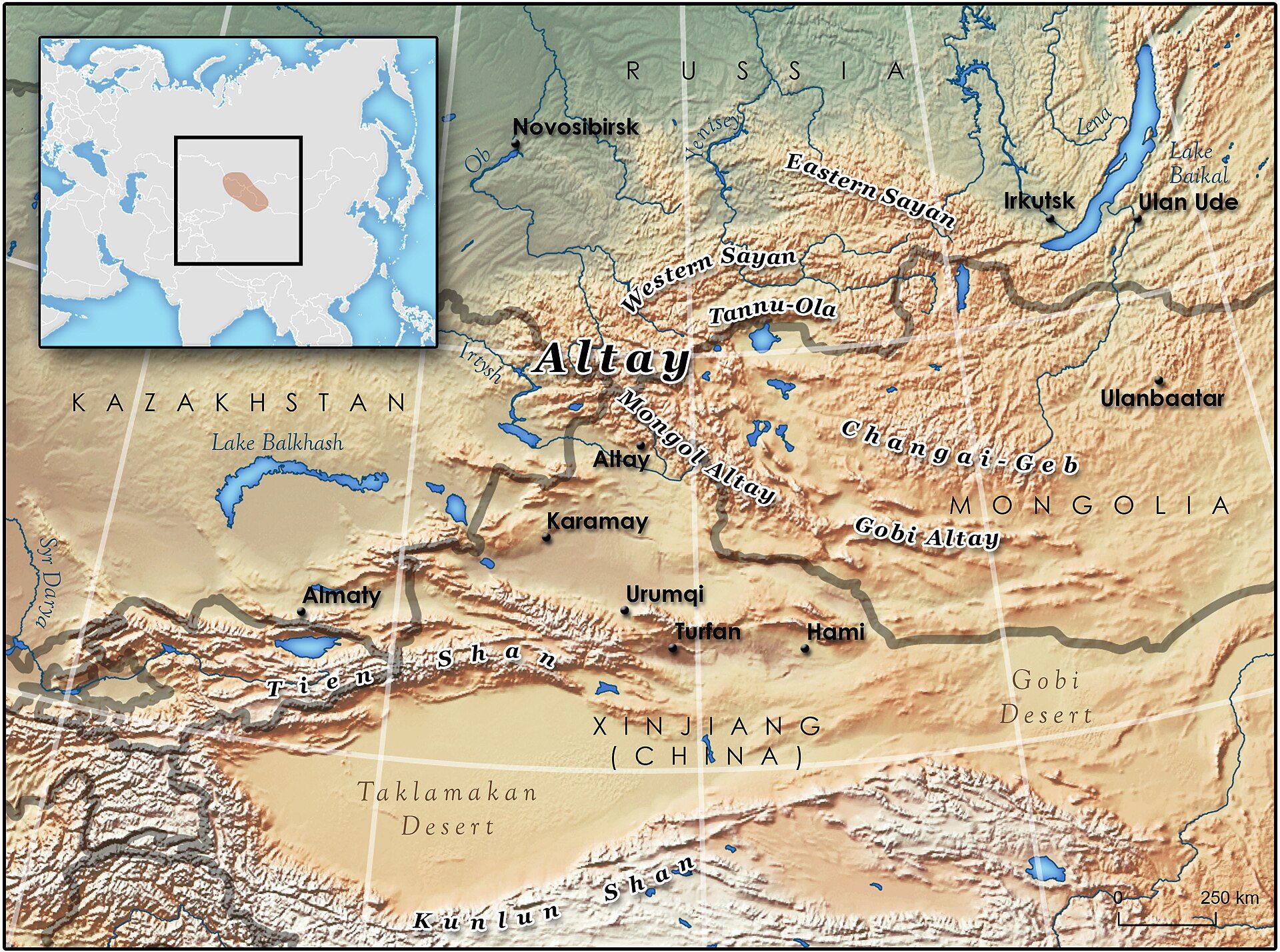 Golden Mountains of Altai, Altai Republic, southern Siberia