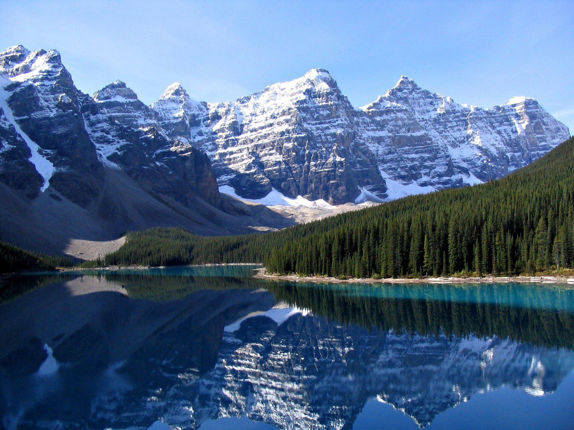 Banff & Moraine Lake, Banff National Park, Alberta, Canada