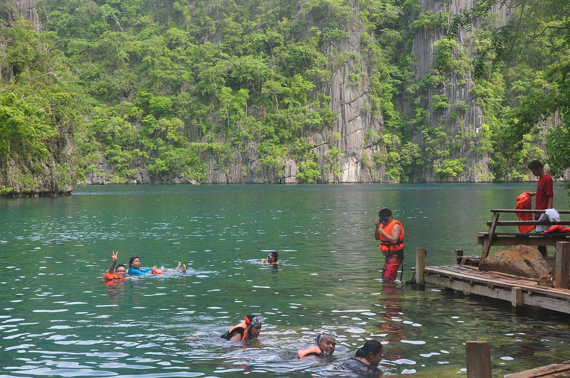 Kayangan Lake, Coron, Coron Island, Palawan, Philippines