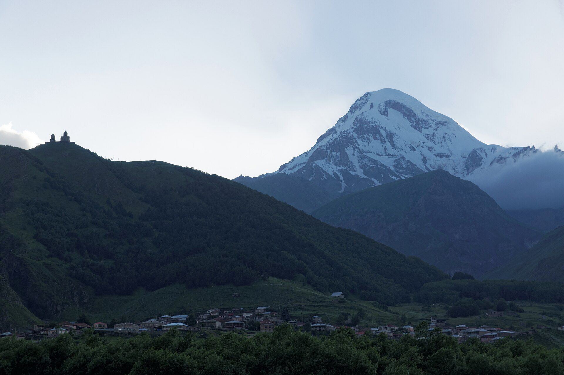 Mount Kazbek & Gergeti, Kazbegi, Greater Caucasus, Georgia