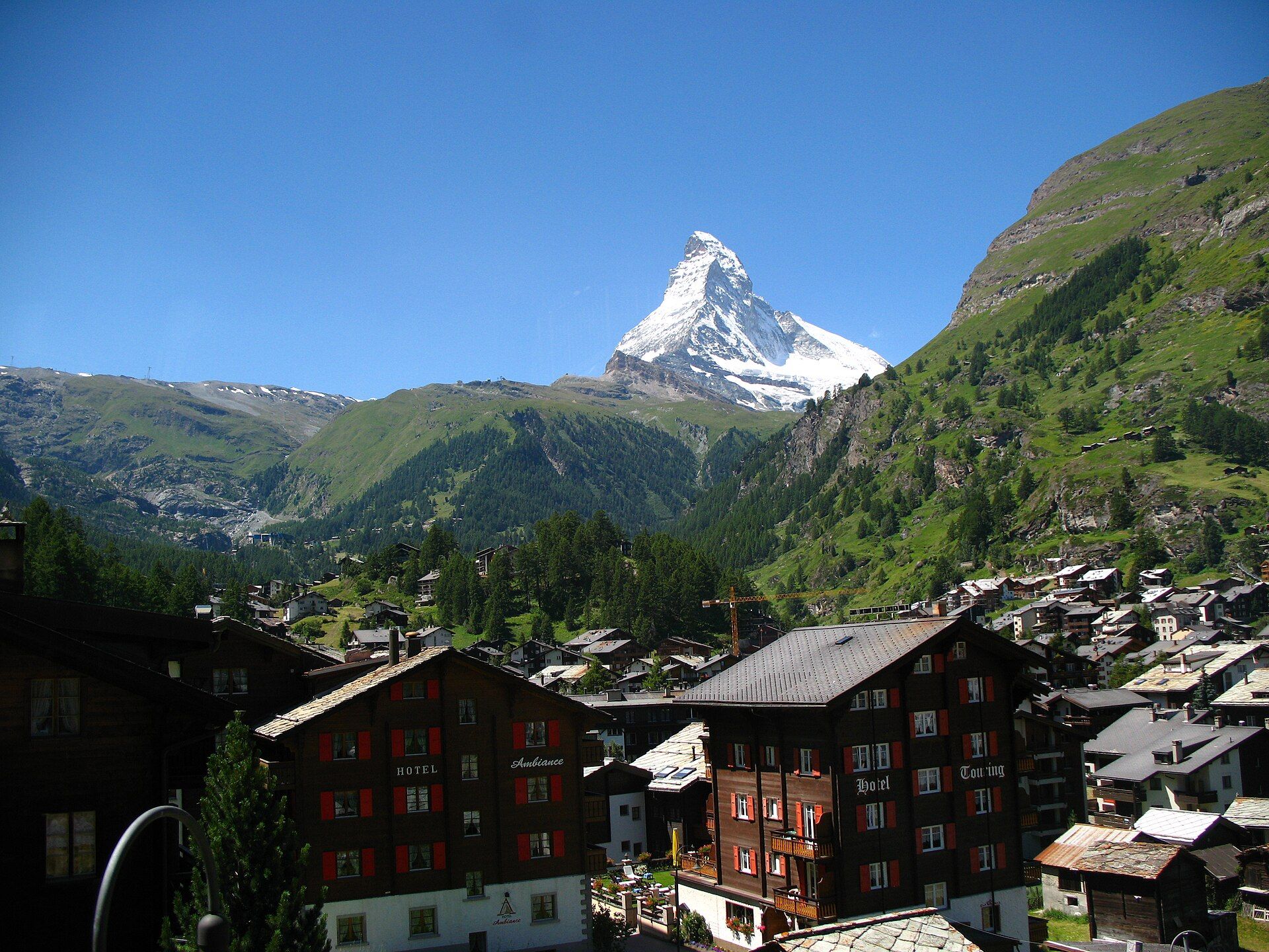 The Matterhorn, Zermatt, Valais — Swiss/Italian border