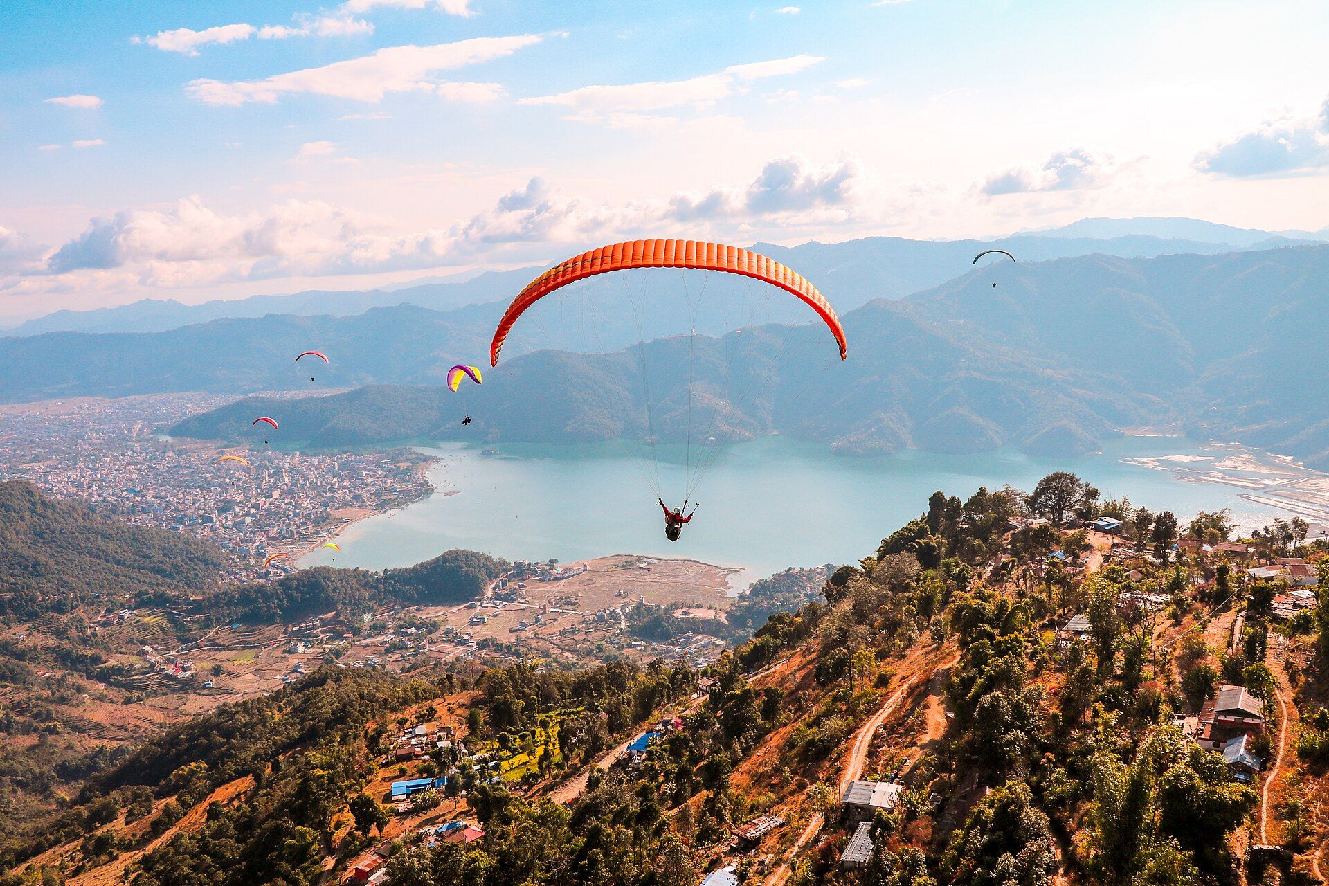 Phewa Lake, Pokhara, central Nepal