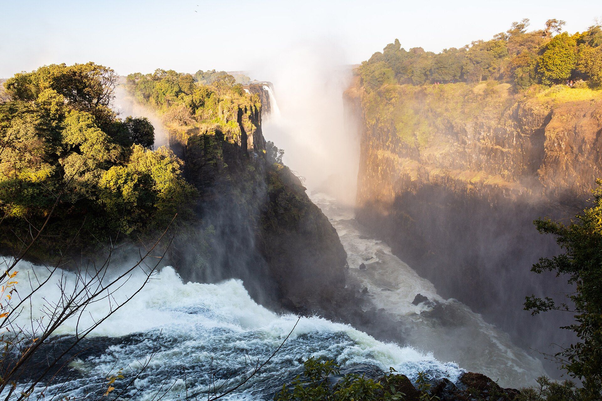 Victoria Falls, Zambezi River, Zimbabwe / Zambia border
